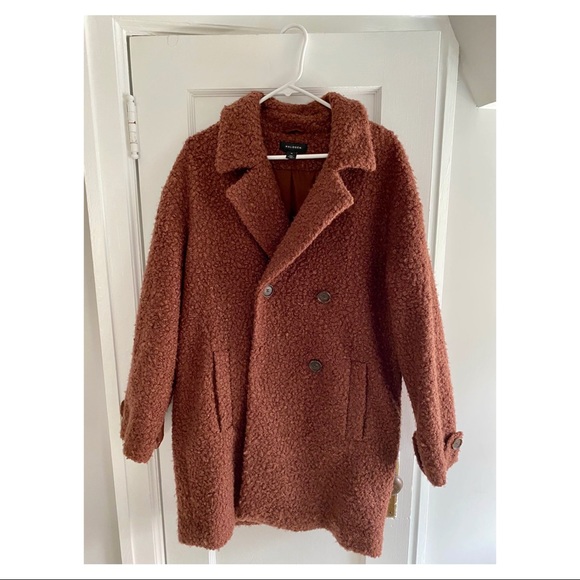 halogen teddy coat